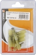 Sachet 10 cosses plates males thermoretractables jaunes - 273010
