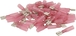 Sachet 50 cosses plates femelles thermoretractables rouge - 273450