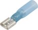 Sachet 50 cosses plates femelles thermoretractables bleues - 273550
