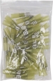 Sachet 50 cosses plates femelles thermoretractables jaune - 273650