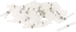Sachet 50 cosses thermoretractables blanches pour fil 025 a 05mm² - 274550