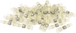 Sachet 50 cosses thermoretractables jaune pour fil 4 a 6mm² - 274850