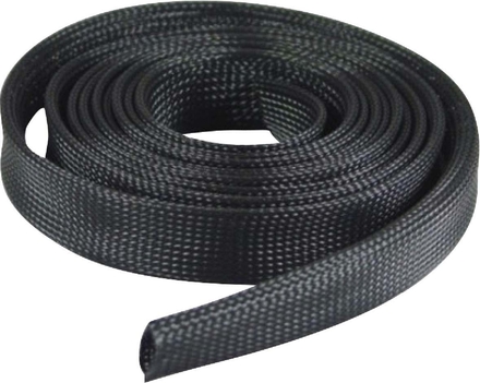 Blister de gaine extensible tressee 2m noire pour cable 1 SODELEC - 02800