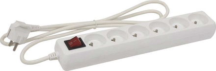Bloc 6 prises avec interrupteur 230V câble 1,5m - 3112