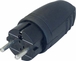 Fiche male caoutchouc etanche ip44 - 03252