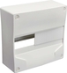 Coffret modulaire vide avec rails - Blanc - 3318