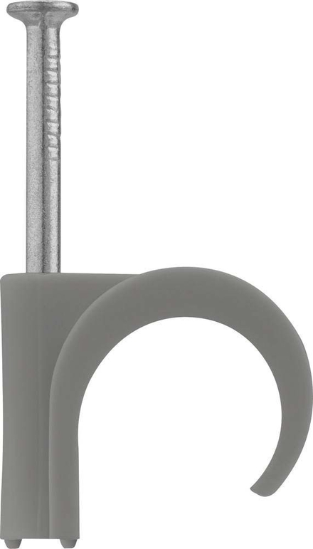 Attaches-fils/pontet PVC gris - lot de 50 pcs - 3346