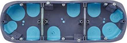 Boîte encastrable pour 3 appareillages cloison sèche - 3357