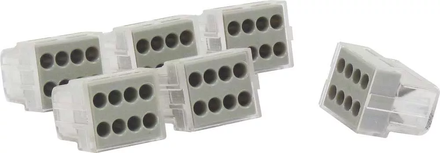 Bornes automatiques 8 connecteurs - lot de 6 pcs - 3385