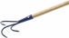 Griffe piocheuse 3 dts +manche bois 130cm - 03556