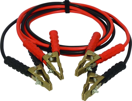 Cable demarrage cca 25mm² pinces laiton 2x4m SODISTART - 04150