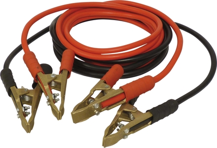 Cable demarrage cca 35mm² pinces laiton 2x4.5m SODISTART - 04151