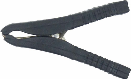 Pince crocodile noire 80mm 30a SODELEC - 04196