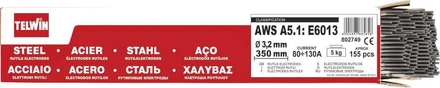 Electrodes de soudage rutiles acier TELWIN - 04727