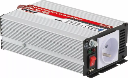 Convertisseur 12V DC/230V AC 600W max DRAKKAR - 05178