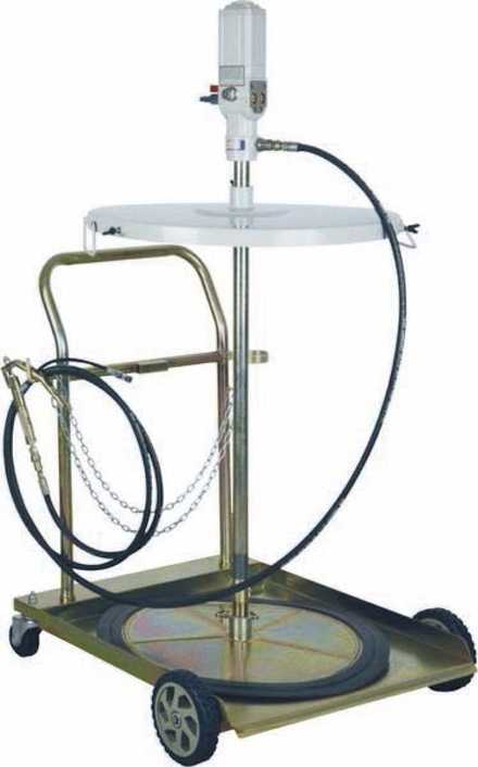Ensemble pompe pneumatique pour graisse 180/200kg 50:1 tuyau 4m avec chariot DRAKKAR EQUIPEMENT - 07135