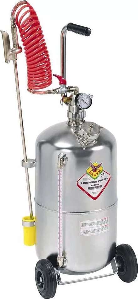 Pulvérisateur inox pneumatique autonome 24L sur roues RAASM - 7218