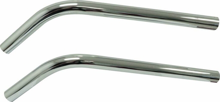 Lot de 2 tubes metalliques d.38mm pour aspirateurs 07406 + 07408 - 07366