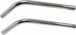 Lot de 2 tubes metalliques d.38mm pour aspirateurs 07406 + 07408 - 07366