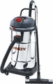 ASPIRATEUR 65L EAU ET POUSSIERES 2400W CUVE INOX 2 MOTEURS -07704