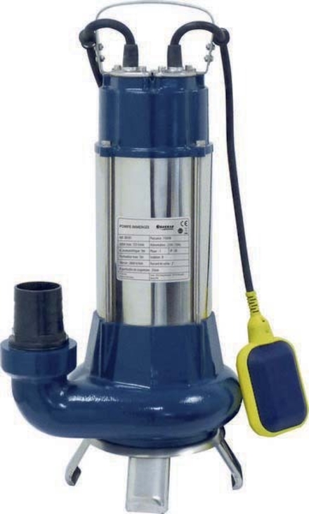 Pompe immergee fonte 1100w DRAKKAR EQUIPEMENT - 08181