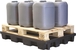 Plateforme de retention 120l en polyethylene 128x82.5x15cm DRAKKAR EQUIPEMENT - 08241