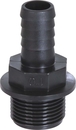 Raccord male/male droit 1'x19 pvc - 08285