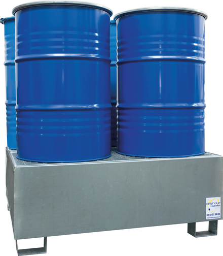 BAC RETENTION GALVA A FROID 4FUTS 440L 1220X1220X406 -08367