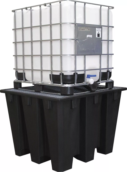 Bac de retention polyethtl.1100l emboitable avec caillebotti acier DRAKKAR EQUIPEMENT - 08470