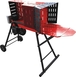 FENDEUR DE BUCHES HORIZONTAL 5T + SUPPORT AVEC ROUES + CAGE DE PROTECTION - DRAKKAR EQUIPEMENT - 08912