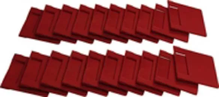 Kit 20 separateurs plastiques 103x79mm rouges p/09051 TAYG - 09045