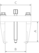Extract.int/ext 80x80mm 2 grif.2 bras dt DRAKKAR EQUIPEMENT - 09170