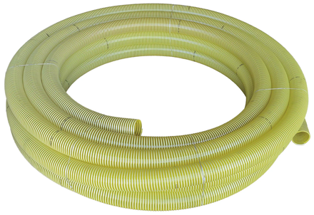 TUYAU ASPIRATION PVC JAUNE SPIRE PVC D.25MM LONG.5M - 09501