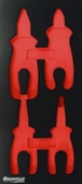 Module mousse finition metal vide pinces classiques DRAKKAR TOOLS - 09761