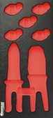 Module mousse finition metal vide pince a sertir DRAKKAR TOOLS - 09771