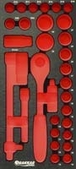MODULE MOUSSE FINITION METAL VIDE DOUILLES 1/2' -09774