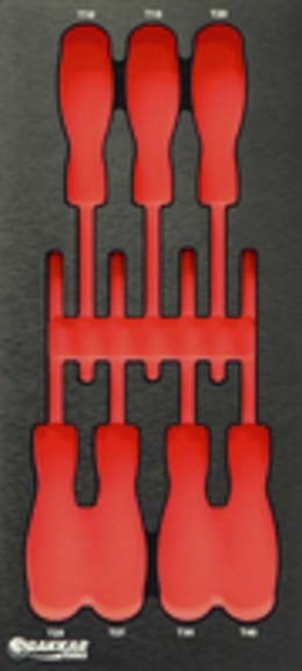 Module mousse finition metal vide tournevis torx DRAKKAR TOOLS - 09775