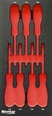 Module mousse finition metal vide tournevis torx DRAKKAR TOOLS - 09775