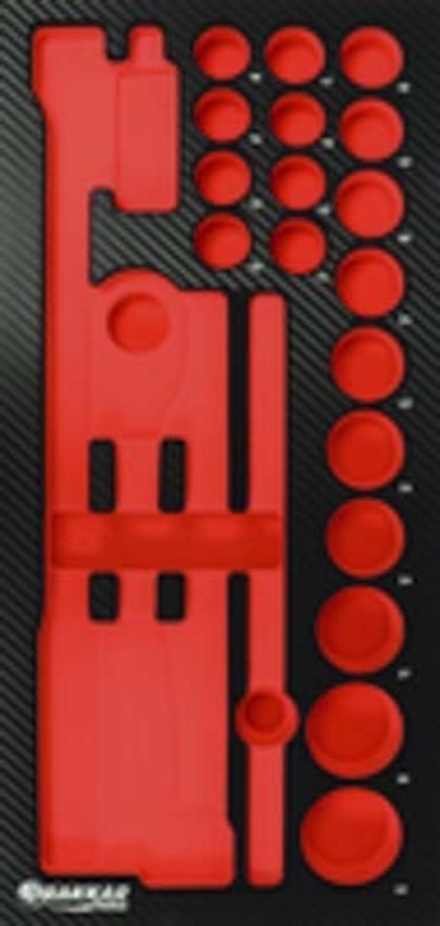 Module mousse finition carbone vide 1 DRAKKAR TOOLS - 09801