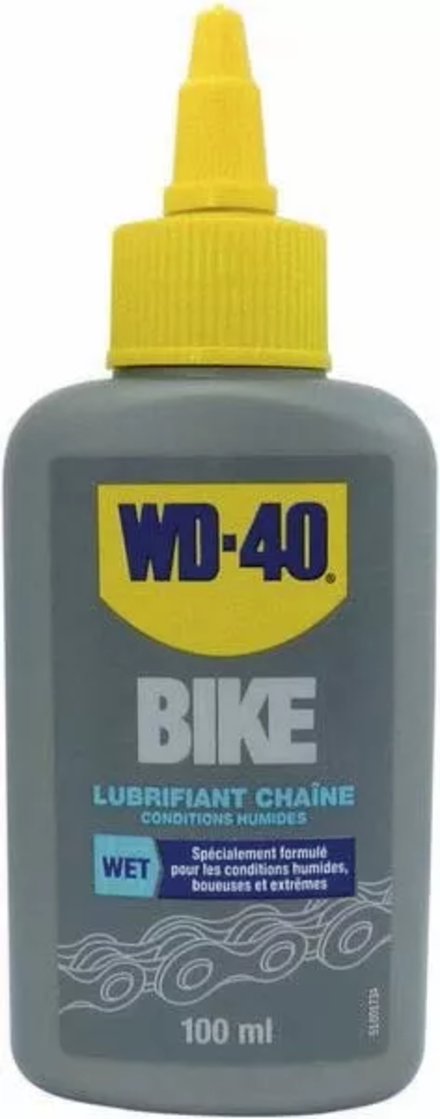 FLACON 100ML WD40 BIKE LUBRIFIANT CHAINE CONDITIONS HUMIDES - 09850