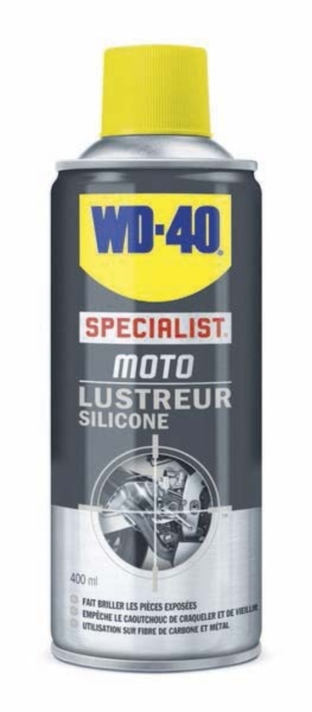 AEROSOL 400ML WD40 MOTO LUSTREUR SILICONE - 09863