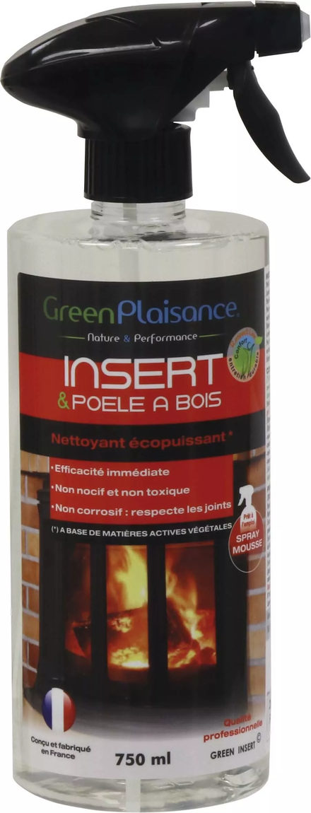 Nettoyant ecopuissant pour insert et poele a bois 750ml GREEN PLAISANCE - 09952