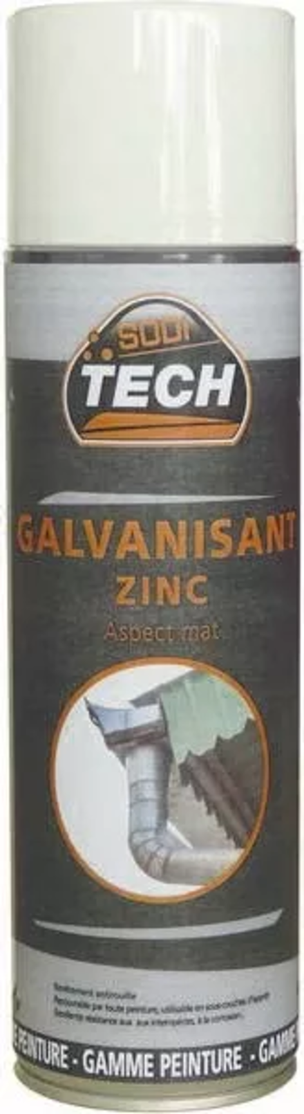 Galvanisant zinc aspect mat 500ml SODITECH - 10150