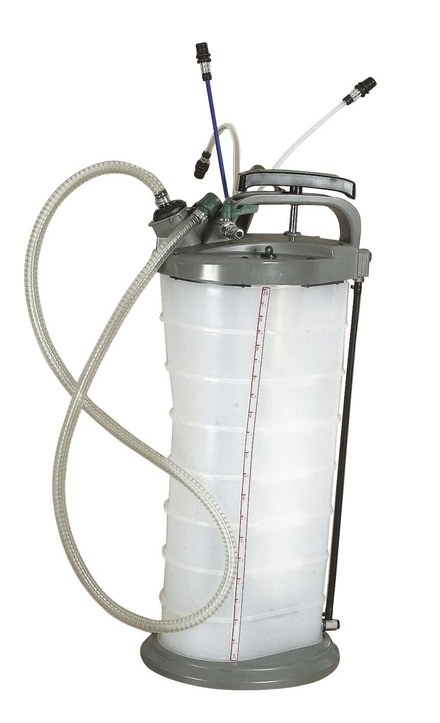 Bac de vidange acier mobile 50 litres avec pompe DRAKKAR