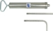 Seringue acier 500ml +2 becs ALGI - 10295
