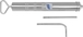 Seringue acier 1000ml +2 becs ALGI - 10296