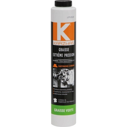 Graisse verte extrême pression cartouche à visser 400g SODILUB grade NLGI2 - 10497