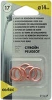5 joints metalloplastique diam.22 - 10604