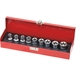 Coffret de 9 douilles torx E10-E24 1/2 DRAKKAR TOOLS - 10759