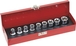 Coffret de 9 douilles torx E10-E24 1/2 DRAKKAR TOOLS - 10759
